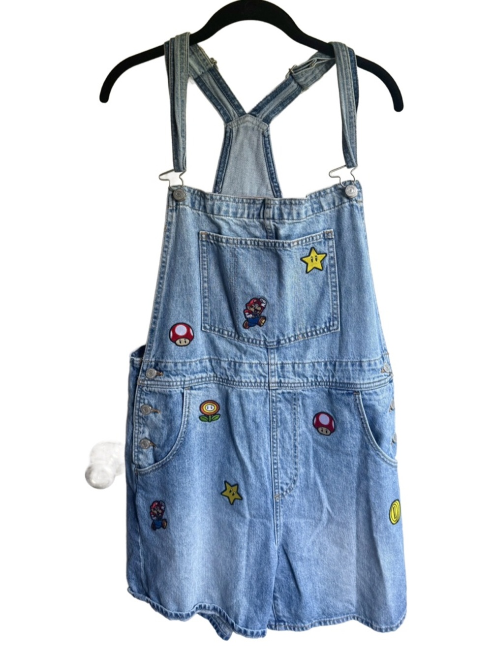 Levi’s Premium Super Mario Nintendo Women’s Denim Overall Shorts